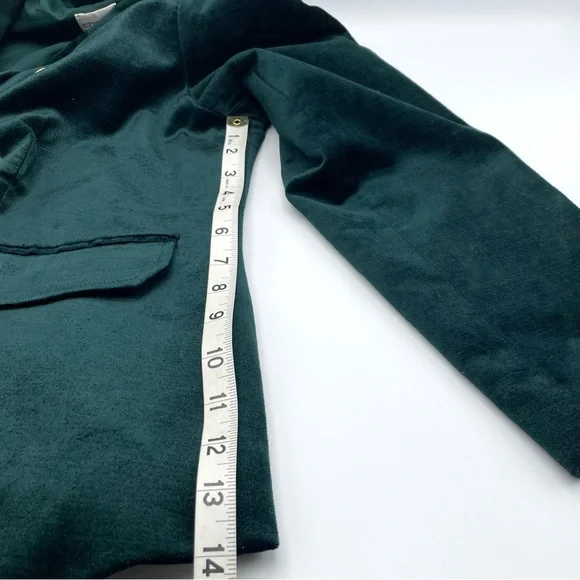 Chico's Velour Velvet Blazer Jacket Size 1 - Picture 12 of 16